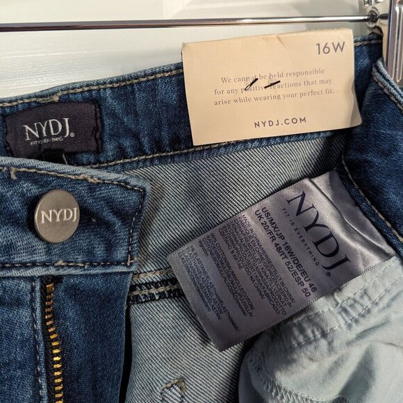 NWT NYDJ Palazzo Flare Jeans Sz 16W - Picture 7 of 9